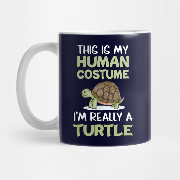 This Is My Human I’m Really A Turtle Animal Lover Tortoise by FamiLane